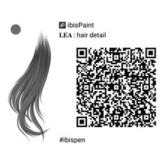 a black and white image of a long hair with the text libspaint lea - hair base