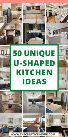 50 Fantastic U-Shaped Kitchen Ideas For Your Home Kitchen Square Layout, Small L Shaped Kitchen Ideas Layout, I Shape Kitchen With Island, Kitchen Design Small U Shape, I Shaped Kitchen Layout, U Shaped Kitchen Remodel Ideas, U Shaped Kitchen Plans Layout, I Shape Kitchen Design, Kitchen Remodel U Shape