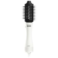 A two-inch-barrel brush perfect for drying, styling, and volumizing hair in one simple step.Hair Texture: Straight, Wavy, Curly, and CoilyHair Type: Fine, Medium, and ThickHair Concerns:- Frizz- Straightening/Smoothing- VolumizingKey Benefits: - Dries and styles in one step- Leaves hair smooth and voluminous - Is designed for all hair typesWhat Else You Need to Know: Now with a smaller two-inch barrel perfect for more defined curls or shorter hair, this brush is easy to use on all hair lengths, Blowout Brush, Volumizing Hair, Dryer Brush, Hair Smooth, Shorter Hair, Hair Dryer Brush, Round Brush, Defined Curls, Hair Texture