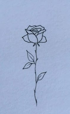 Beautiful small rose stencil tattoo designs Simple Roses Drawing, Stick Rose Tattoo, Roses Simple Drawing, Rose Tattoo Design Minimalist, Tattoos Roses Men, Tattoo Design Drawings Rose, Henna Tattoo Designs Rose, Simple Tattoos To Practice, Practice Tattoo Designs Simple