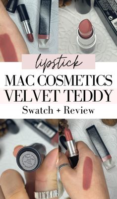 MAC Velvet Teddy Lipstick Swatch + Review Mac Velvet Teddy Lipstick, Velvet Teddy Mac, Olive Skin Lipstick, Classy Trendy Outfits, Best Lipstick Brand, Mac Lip Liner, Mac Lipstick Colors, Best Mac Lipstick, Mac Lipstick Shades