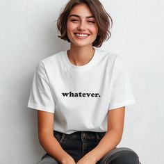 Quote Shirts, Quote Tshirt, Funny Statements, Zodiac Shirts, Minimalist Quotes, Embrace The Chaos, Statement Tshirt, T Shirt Oversize, Halloween Shirts