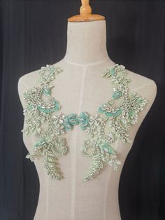 Color: light green SIZE:  29*12cm Crystal straps, wedding dress, Beaded shoulders, beaded belt, beaded straps, bridal accessories, Bridal Epaulettes, dress straps, Crystal straps, wedding dress, Beaded shoulders, beaded belt, beaded straps, bridal accessories, Bridal Epaulettes, Wedding dress straps, Bridal straps, dress straps, shoulder straps, bridal bling, dress straps ABBIE Diamante and pearl straps for a bride or your special occasion dress. Limited ready to sew on/in seam straps made with Bridal Straps, Wedding Dress Straps, Pearl Straps, Bling Dress, Dress Straps, Wedding Dresses With Straps, Etsy Wedding Dress, Beaded Belt, Wedding Dress Accessories