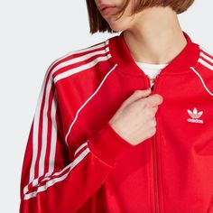 Adidas Classic Red Tracksuit Jacket Nwot - Never Worn Red Adidas Jacket, Adidas Classic, Tracksuit Jacket, Adidas Originals Women, Red Adidas, Jd Sports, Firebird, Adidas Nike, Red Jacket