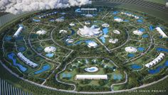 3. The third ring includes the living premises, as well as R&D and office spaces. Venus Project, Futuristic Building, Structure Architecture, Resource Management