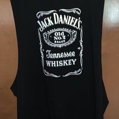 New Without Tags Never Worn Jack Daniels, Muscle Tees, Black White, Womens Tops, Black And White, Tags, Women Shopping, White, Black