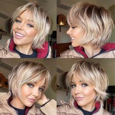 Bixie Haircut, Bob Pixie Cut, 60 Hair, Short Shag Haircuts, Fine Straight Hair, Pixie Bob Haircut, Bob Haircut With Bangs, Blonde Pixie Haircut, Bangs Short