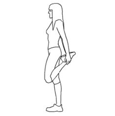 a line drawing of a woman standing with her hand on her hip, looking down