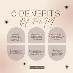 Microblading Benefits, Permanent Makeup Post Ideas, Pmu Brows Quotes, Starting A Pmu Business, Permanent Makeup Business, Benefits Of Permanent Makeup, Pmu Business