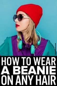 Winter Hats For Women Cold Weather, Beanies Aesthetic Girl, Green Jumper Outfit, Hairstyles With Beanies, Beanie Outfit Women, How To Make A Beanie, Beanie Styles, Trendy Winter Hats, Hats For Small Heads