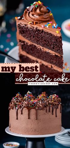 My Best Chocolate Cake Recipe Birthday Cake Recipe Homemade, Easy Birthday Cake Recipes, Best Chocolate Cake Recipe, Birthday Cake Recipes, Make Birthday Cake, Birthday Cake Decorating Ideas, Amazing Chocolate Cake Recipe, Birthday Cake Flavors, Homemade Chocolate Cake