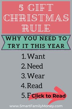 the 5 gift christmas rules that you need to try for this year's holiday