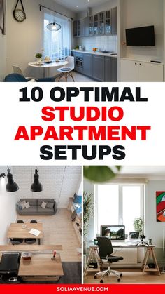 the top 10 optimal studio apartment setups