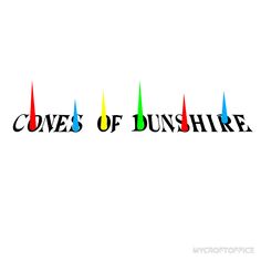 the words cones of dunshire are multicolored