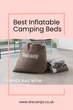 the best inflatable camping beds with storage bag for backpacks and sleeping bags