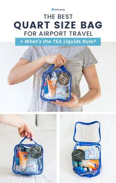 the best quart size bag for airport travel and what's the tsa liquids rules?