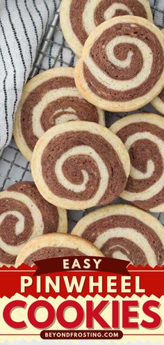 EASY PINWHEEL COOKIES, christmas cookies, holiday baking list, easy desserts, sweet treats Chocolate Pinwheel Cookies Recipe, Chocolate Pinwheel Cookies, Pinwheel Cookies Christmas, Easy Shortbread Cookie Recipe, Pinwheel Cookies Recipe, Chocolate Dough, Shortbread Cookies Easy, Holiday Baking List, Baking List