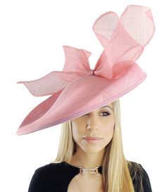 Wide Brim Party Hat With Bow, Fitted Boater Hat For Church In Spring, Fitted Fascinator With Curved Brim For Spring, Spring Fascinator With Fitted Curved Brim, Flat Brim Costume Hats For Evening, Spring Fitted Fascinator With Curved Brim, Evening Costume Hats With Flat Brim, Boater Hat With Short Brim For Races, Feminine Hats For Royal Ascot