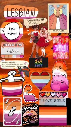 I like this one #lesbian Lesbian Stickers, Lgbt Sticker, Something Funny, Most Paused Movie Scenes, Lgbtq Funny, My Wallpaper, Lgbtq Flags, Gay Humor, Pansexual Pride