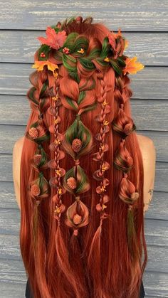 Fantasy Hair, Christmas Hair, Hair Reference, Hair Art, Hair Dos, Gorgeous Hair, Pretty Hairstyles, Dyed Hair