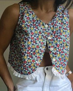 One Hour Sewing Projects, Diy Vetement, Diy Sewing Clothes, Tie Top, Looks Style, Upcycle Clothes, Sewing Clothes, Fashion Sewing, Sewing Inspiration