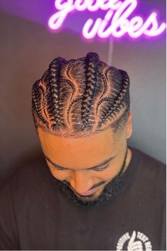 40 Ideas 6 cornrow braids men Men Cornrows Design Short Hair, Male Hairstyles Cornrows, Men Braids Design, Stitch Braids Men Design, Braids Designs For Men, Small Cornrows Men, Braided Men’s Style, 4-6 Stitch Braids With Design, Scalp Braids For Men