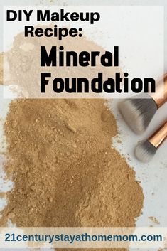 Diy Mineral Makeup, Diy Makeup Foundation, Diy Foundation, Diy Makeup Recipe, Makeup At Home, Green Tea Face, Natural Beauty Recipes