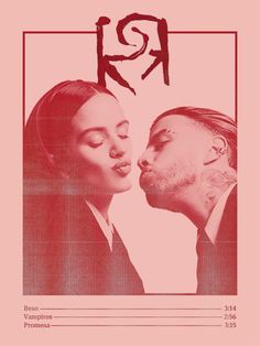 a poster with two people kissing in front of the words r i p on it