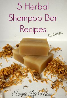 5 herb shampoo bar recipes all natural simple life mom