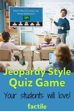 Jeopardy-style quiz games for the classroom