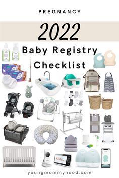 the baby registry checklist is full of items for parents and their babies to use