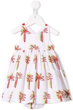 Stella McCartney graphic palm tree dress. Ocean themed kids clothing, under the sea Dresses For Baby Girls, Palm Tree Dress, Palm Dress, Tree Dress, Cute Prints, Cute Stars, Stella Mccartney Kids, Vestido Casual