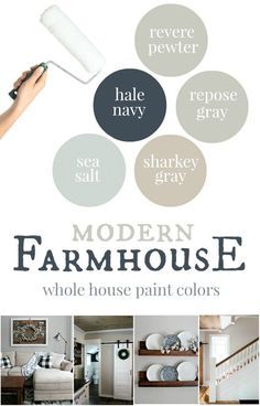 the cover of modern farmhouse paint colors