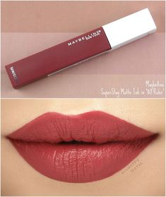 Maybelline Matte Ink, Superstay Maybelline, Maybelline Superstay Matte Ink, Maybelline Lipstick, Maybelline Superstay, Makeup Tip, Smink Inspiration