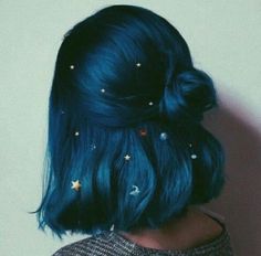 King Kylie, Hair Inspo Color, Cool Hair Color, Grunge Hair, Hair Dye, Aesthetic Hair, Blue Hair