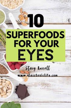 Try some of these whole foods for better health of your eyes and vision. #healthy #food #eyes Foods For Healthy Eyes, Foods For Eye Health, Healthy Eyes Remedies, Healthy Schedule, Eyesight Improvement, Eye Health Food, Eyes Health, Food For Eyes