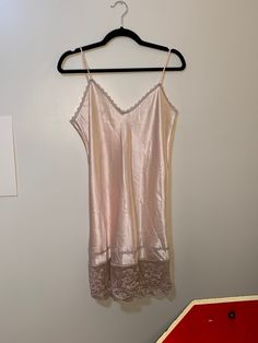 Simple light pastel pink satin slip dress lingerie w matching jacket / cover.  Comfortably fits a small or medium. Pink Satin Slip Dress, Slip Dress Lingerie, Feminine Lingerie, Light Pastel Pink, Pink Slip Dress, Dress Lingerie, Slip Dresses, Rose Pastel, Simple Lighting