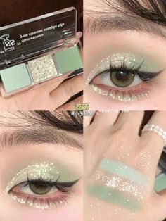 Haut Routine, Maybelline Superstay, Cute Eye Makeup, Green Makeup, Makijaż Smokey Eye, Fairy Makeup, Dope Makeup