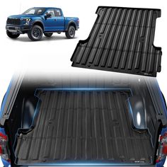 the truck bed covers are designed to look like it has been fitted with blue leds