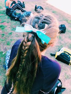 My go to hairstyle for xc/track meets! Keeps my hair up and away and is super cute!! Track Hair Styles, Track Hair, Country Hairstyles, Hairstyles Images, Track Hairstyles, Gymnastics Hair, Hairstyle Hairstyle, Lazy Hairstyles