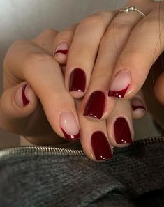 Discover the top 25 burgundy fall nails 2024 ideas and designs. Explore acrylic, dark, short, long, square, coffin, and gel styles featuring leaves, gold, olive green, matte, red, orange, and black. From simple to intricate art, find inspiration for every occasion. Embrace the latest trends with gel almond and gel short almond nails. Get creative with these seasonal nail designs and elevate your look this fall. Burgundy Fall Nails, Wine Nails, Simple Fall Nails, Maroon Nails, Nagellack Trends, Work Nails, Seasonal Nails, Nails 2024, Classy Nails