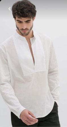 Lenin Shirts For Men, Mens Summer Wedding Outfits, Boho Men Style, Man Dress Design, Stylish Men Wear, Fancy Shirt