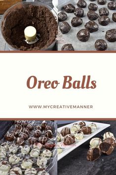 there are many different types of oreo balls