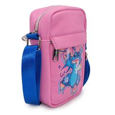 Experience Disney magic with our Lilo and Stitch Hula Pose Bag and Wallet Discover the charm of this Disney crossbody bag showcasing Stitch from Lilo and Stitch! This stylish and sleek bag is crafted from premium vegan leather and comes with a fully adjustable polyester strap, ranging from 32 to 64 inches. With dimensions of 8.0 x 5.5 x 2.0 inches, it offers ample space to carry your essentials such as your phone, wallet, keys, and more. The stunning artwork is meticulously applied using cutting Stitch From Lilo And Stitch, Lilo Y Stitch, Cosmetic Bag Set, Zip Purse, Disney Bag, Lilo Stitch, Disney Lilo, Crossbody Tote Bag, Disney Stitch