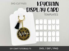 Keychain Display Card, Keychain Packaging, Svg Keychain, Keychain Svg, Keychain Display, Card Svg, Diy Craft Tutorials, Ziplock Bags, Logo Images