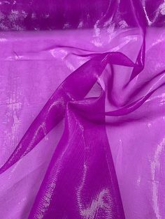 The incredible hot purple color in this novelty lame jacquard silk organza European designer fashion fabric represents royalty, nobility, luxury, power, and ambition. SKU: 7995 Content: 84% Silk,16% Nylon Color: Hot Purple Width: 59 inches Origin: Italy This fabric is a last cut and no longer in production. Once sold out, we are unable to get more. Lavender Haze, Fashion District, Inspo Board, Purple Fabric, Purple Silk, Silk Organza, Nyc Fashion, Purple Aesthetic, Cotton Voile