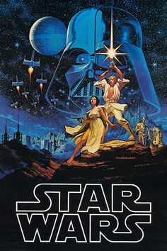 the poster for star wars is shown