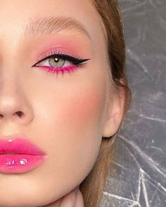 Pink Makeup Looks, Pink Eyeshadow Look, Day Makeup Looks, Valentines Day Makeup, Valentines Makeup, Fancy Makeup