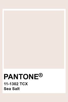 pantone's 11 - 1302 tcx sea salt