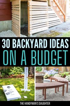 backyard ideas on a budget that are easy to make and cheap for the whole family